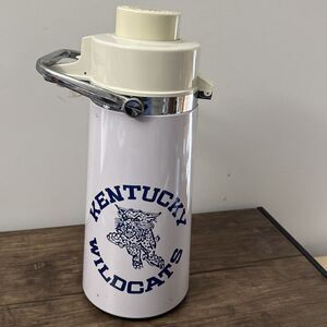 Vintage Logo Kentucky Wildcats Air Pump Pressure Power Pot Thermos Dispenser